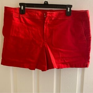 New York & Co. Womens red shorts size 14